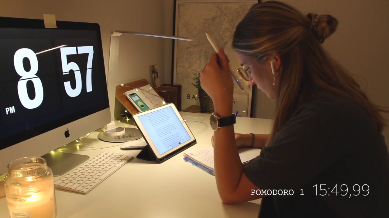 STUDY WITH ME - Técnica Pomodoro (con música)