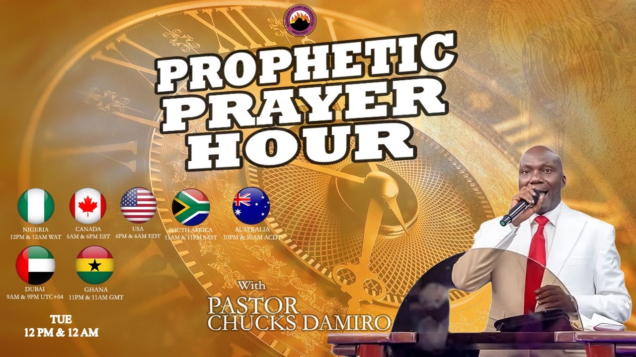 PROPHETIC PRAYER HOUR WITH (PASTOR CHUCKS DAMIRO) 10TH OF FEB 2026.