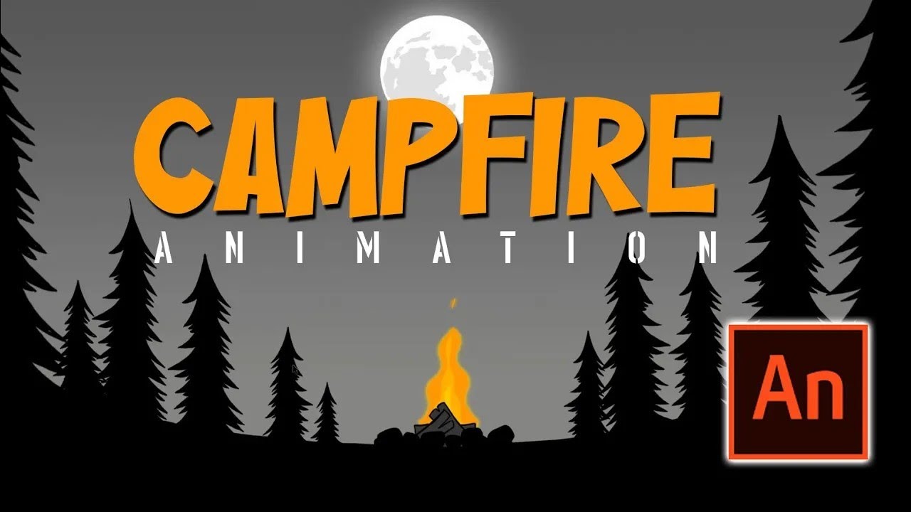Learn 2D Visual Effects Animation in Adobe Animate | Tutorial 02   Camp Fire Animation