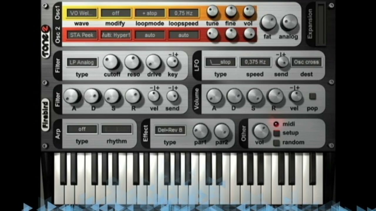 Free Tone 2 Firebird  , Ambient Electronic Sound