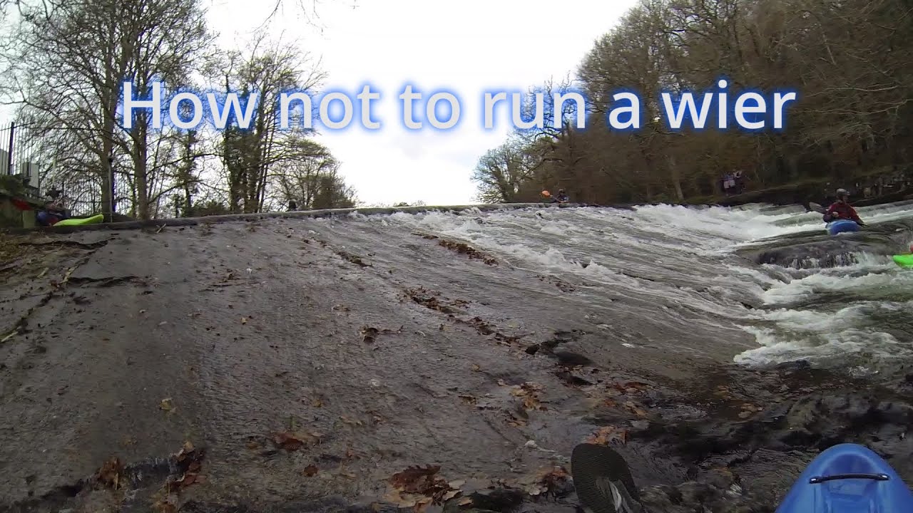 How not to run a weir
