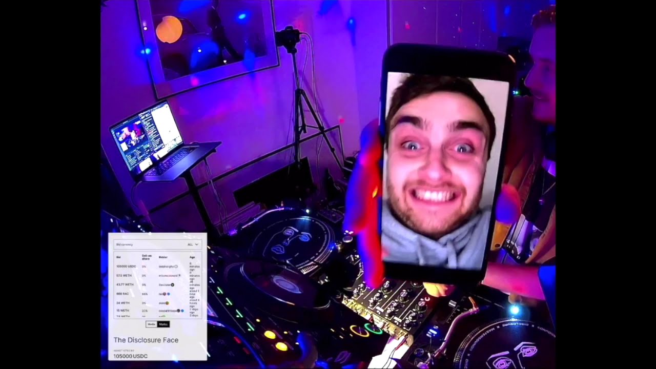 Disclosure Face NFT bought on Zora !!