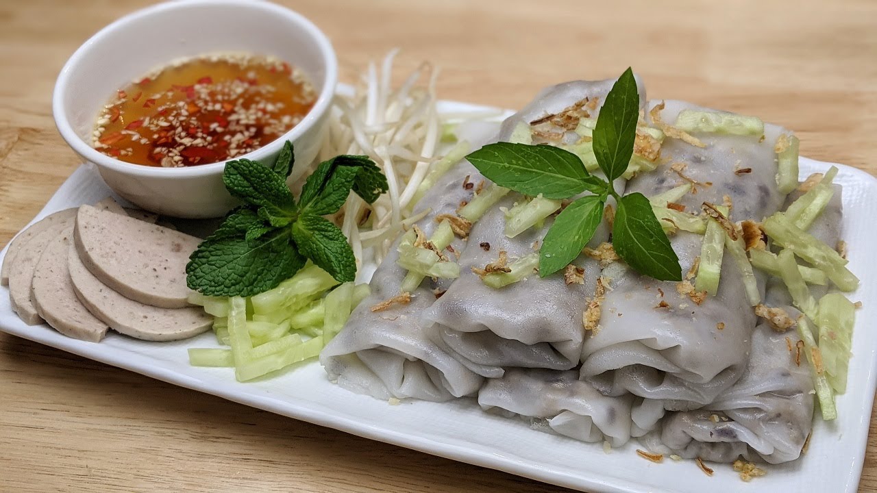 Recette de CRÊPES ROULÉES VIETNAMIENNES | Bánh cuốn | Vietnamese Steamed Rice Rolls- HOP DANS LE WOK