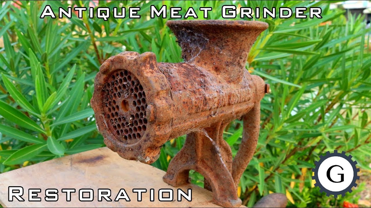 Antique Meat Grinder Restoration | Very Rusty Meat Grinder