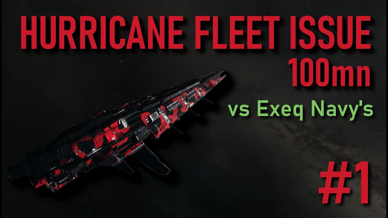 100mn Hurricane Fleet Issue vs Exequror Navy's | EVE Online PvP