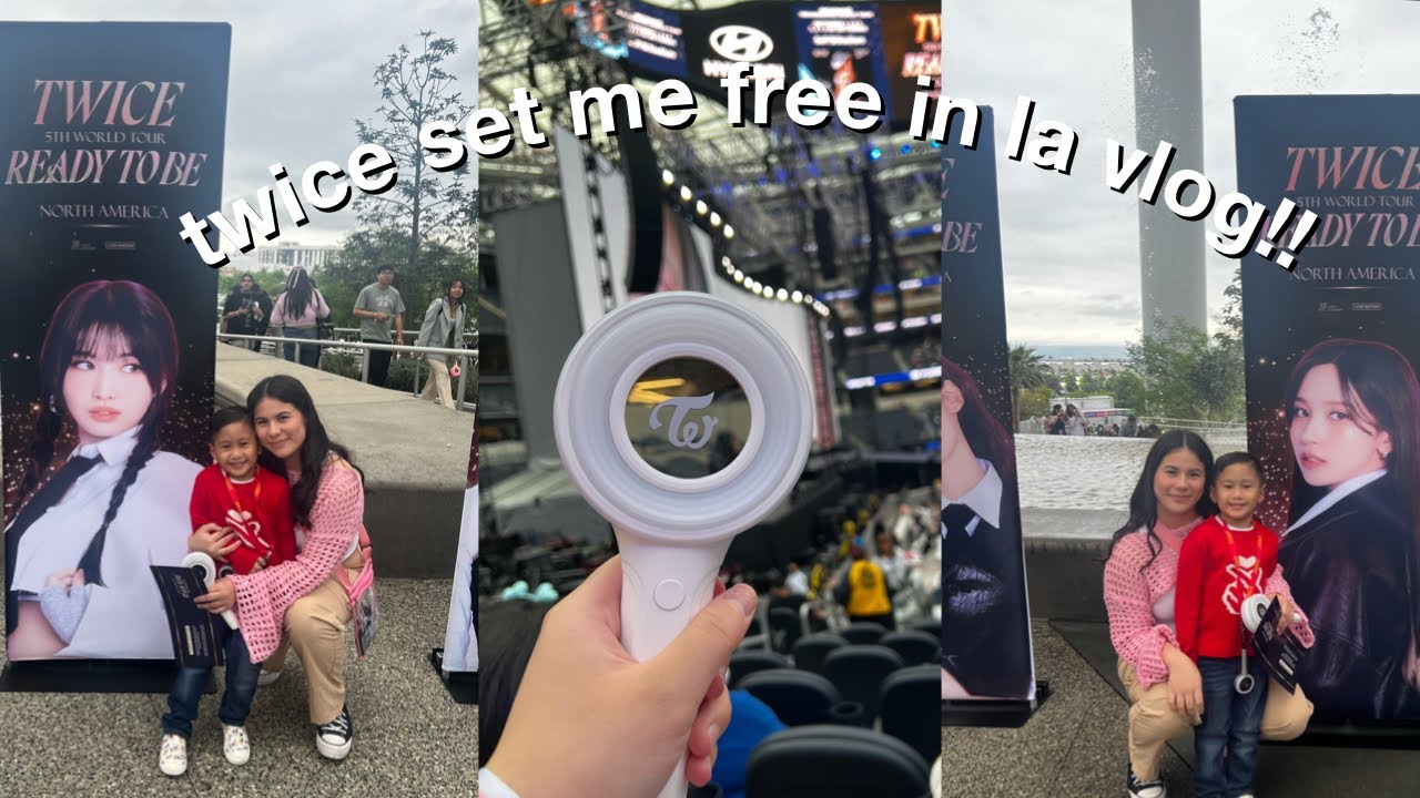 twice ready to be in LA concert vlog