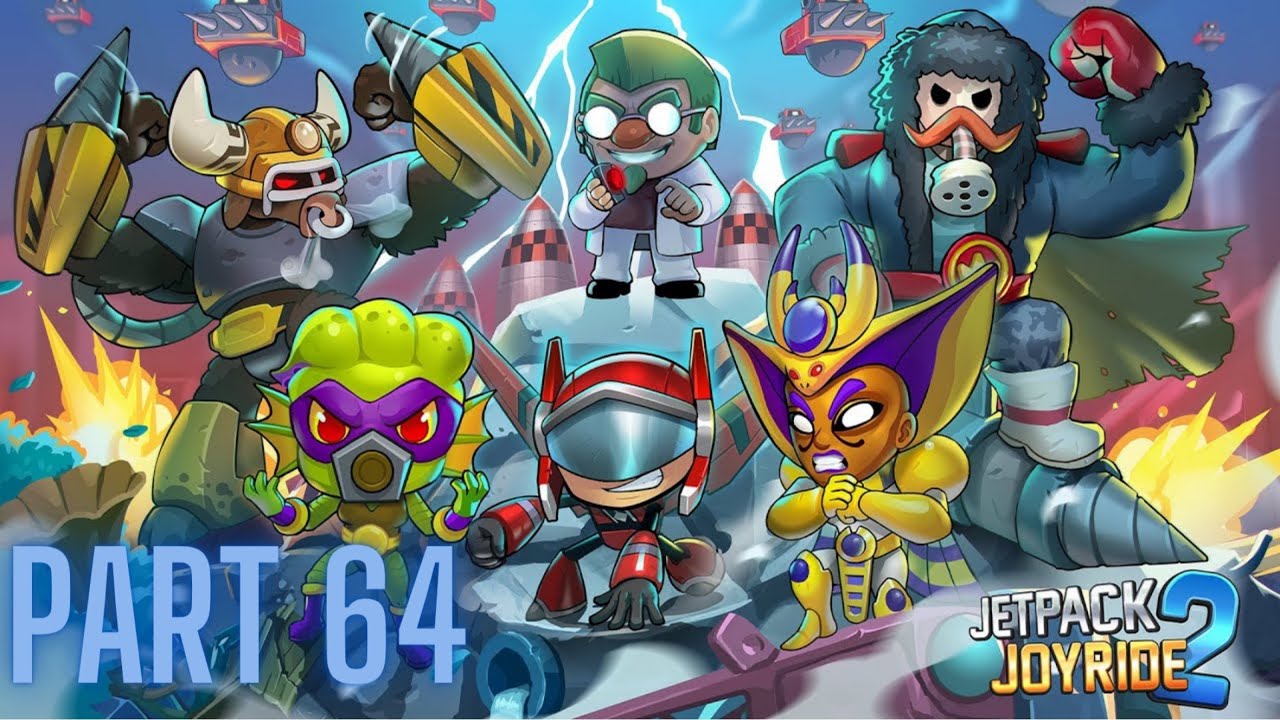 Jetpack Joyride 2 | Part 64: ALL BOSS FIGHTS FROM EVERY SECTOR
