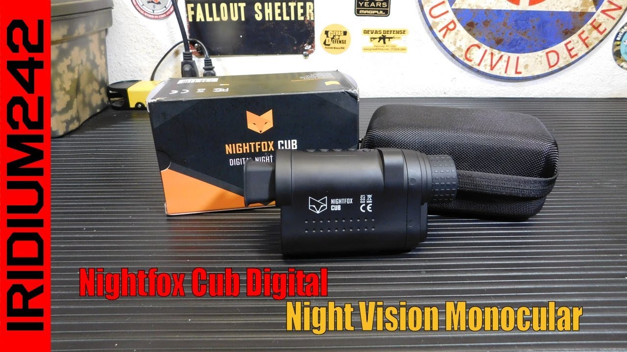 Совершенно новый: цифровой монокуляр ночного видения Nightfox Cub!