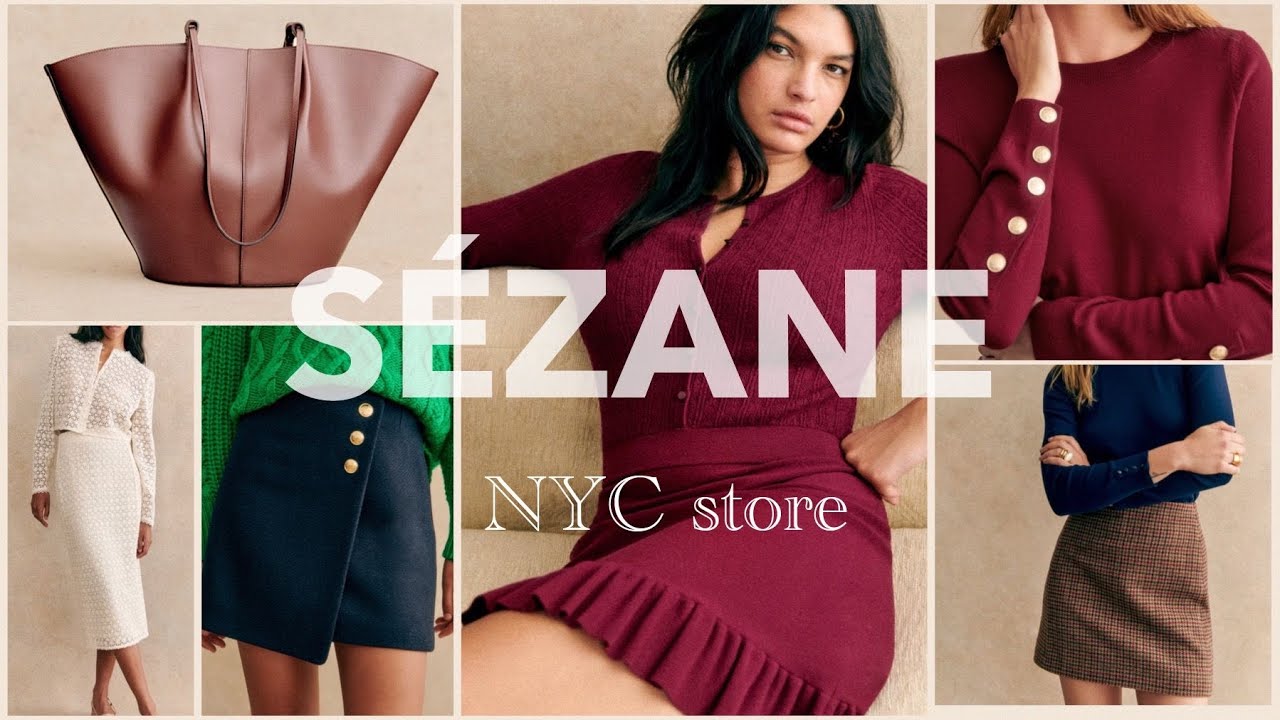 SEZANE Fall Collection try-on haul, NYC store September