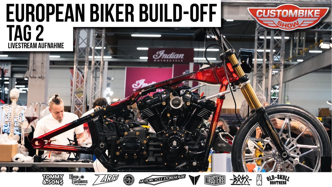European Biker Build-Off 2025 LIVE 🔴2️⃣| Custom Bike Show 2025 | ADC