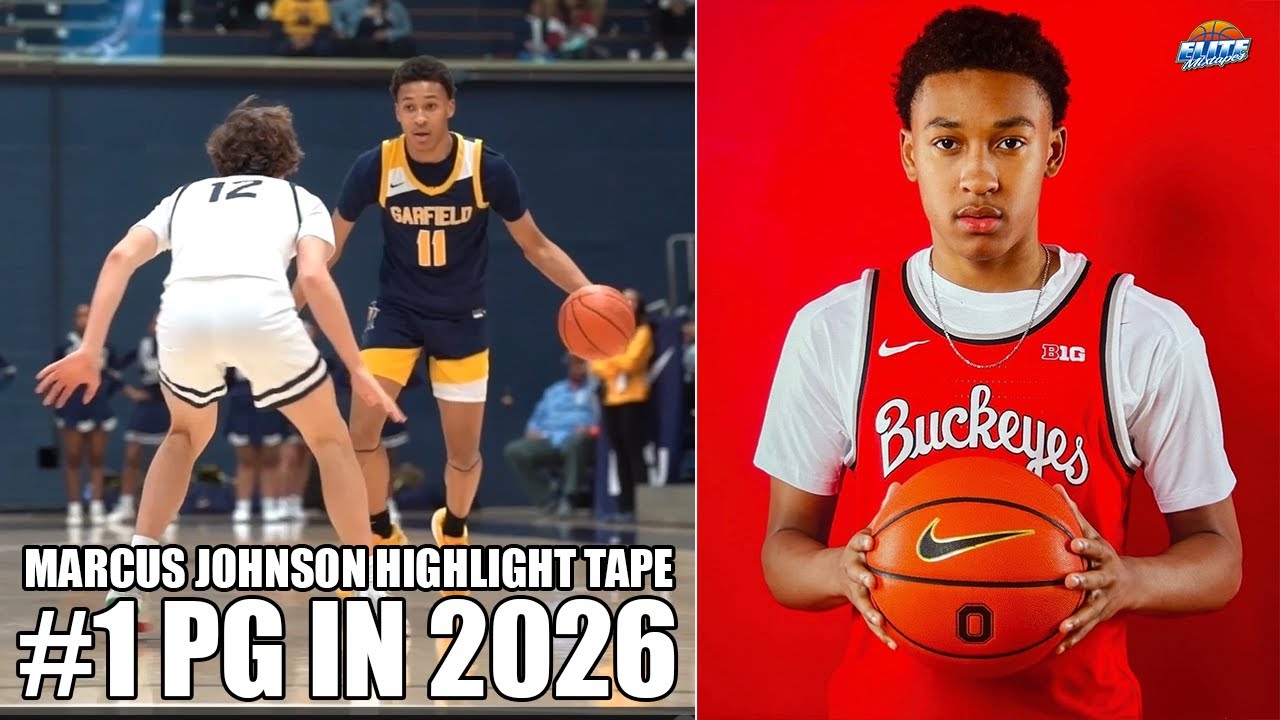 Marcus Johnson Sophomore Year Highlight Tape! Ohio State Commit