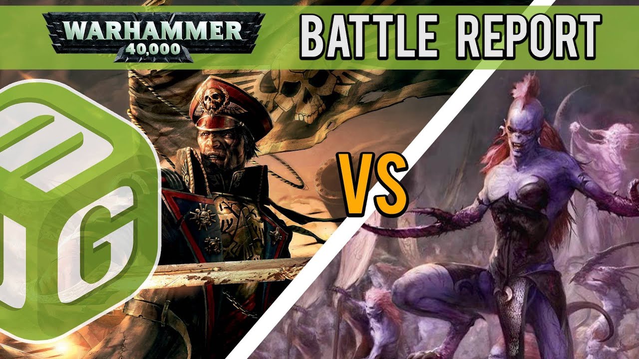 Astra Militarum vs Daemons of Slaanesh Warhammer 40k Battle Report -Vault Rerelease