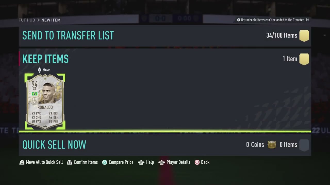 FIFA 22 BASE/MID ICON PLAYER PICK | WE PACKED ONE OF THE BEST ICONS | 6 MILL+ ICON ! 😍🇧🇷 R9 PACKED !