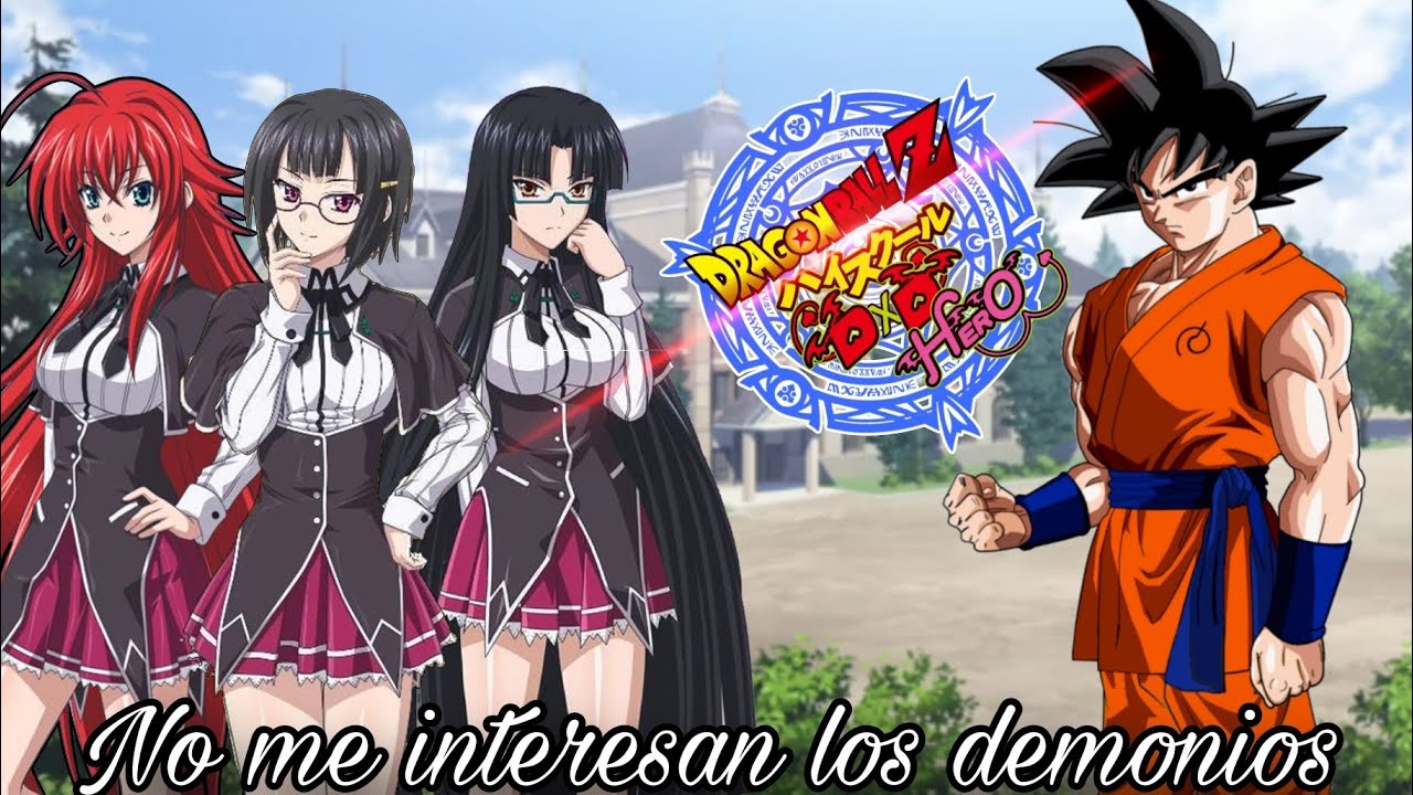 Goku en High School DXD. Goku x Souna y Serafall Capítulo 3