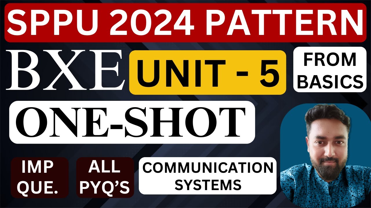 UNIT 5 | BXE ONESHOT | BASIC ELECTRONICS | All IMP QUE | ALL PYQs | SPPU 2024 PUNE UNIVERSITY