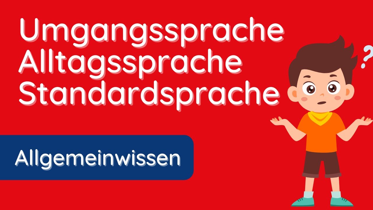 Umgangssprache oder Alltagssprache ✅ was das ist und wo du sie anwendest