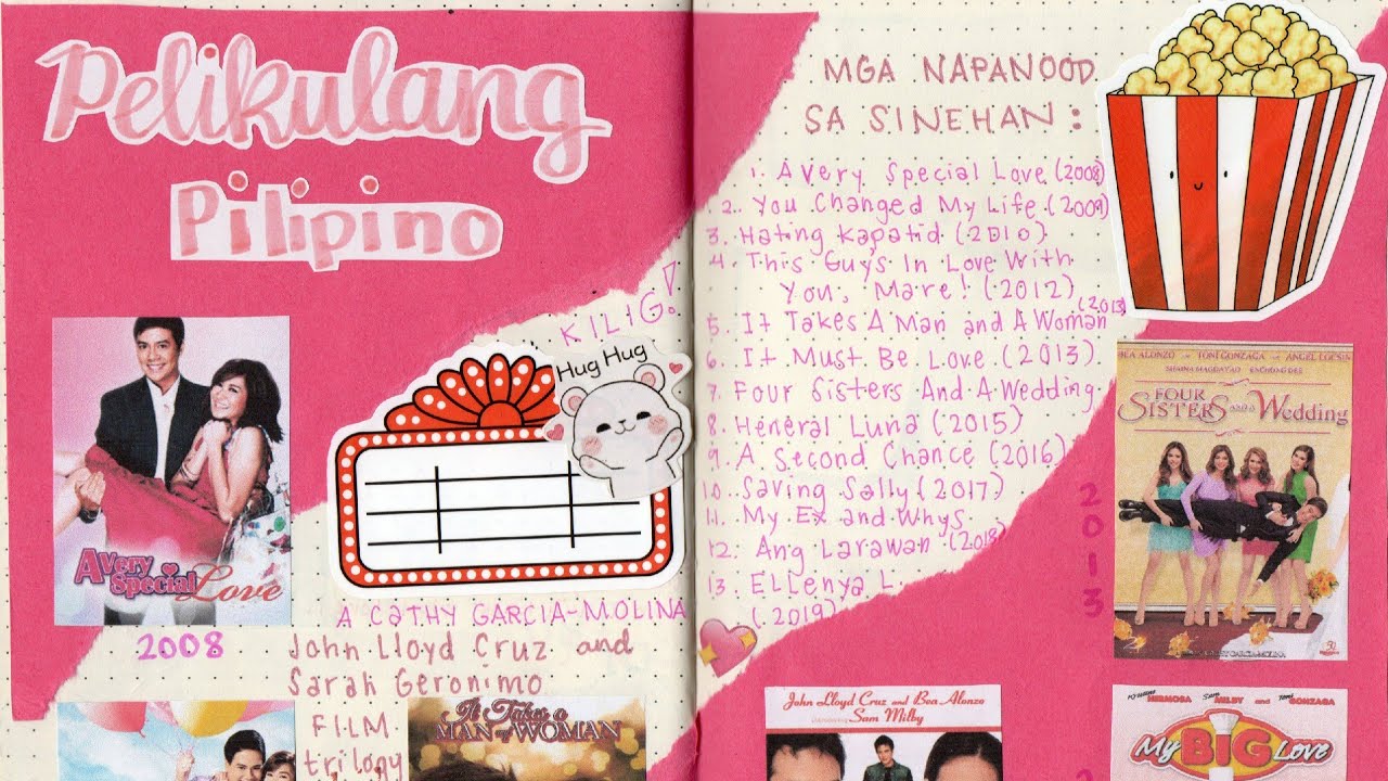 DIY Film Journal with me ft. Filipino Movies (Philippines)