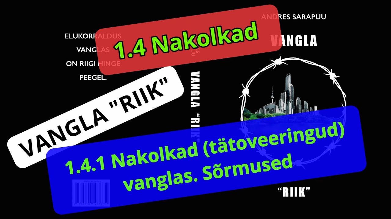 1.4.1 Nakolkad (tätoveeringud) vanglas. Sõrmused - Audioraamat
