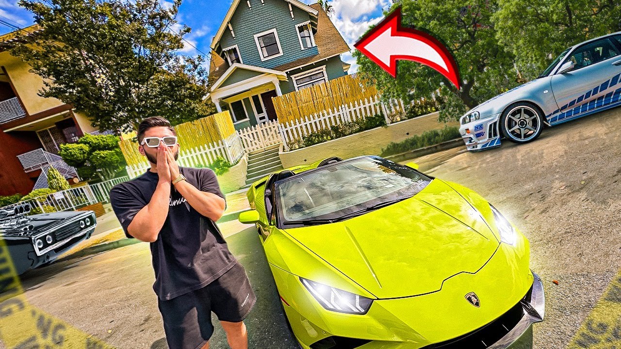 Fui de LAMBORGHINI na CASA do TORETTO, Velozes e Furiosos !