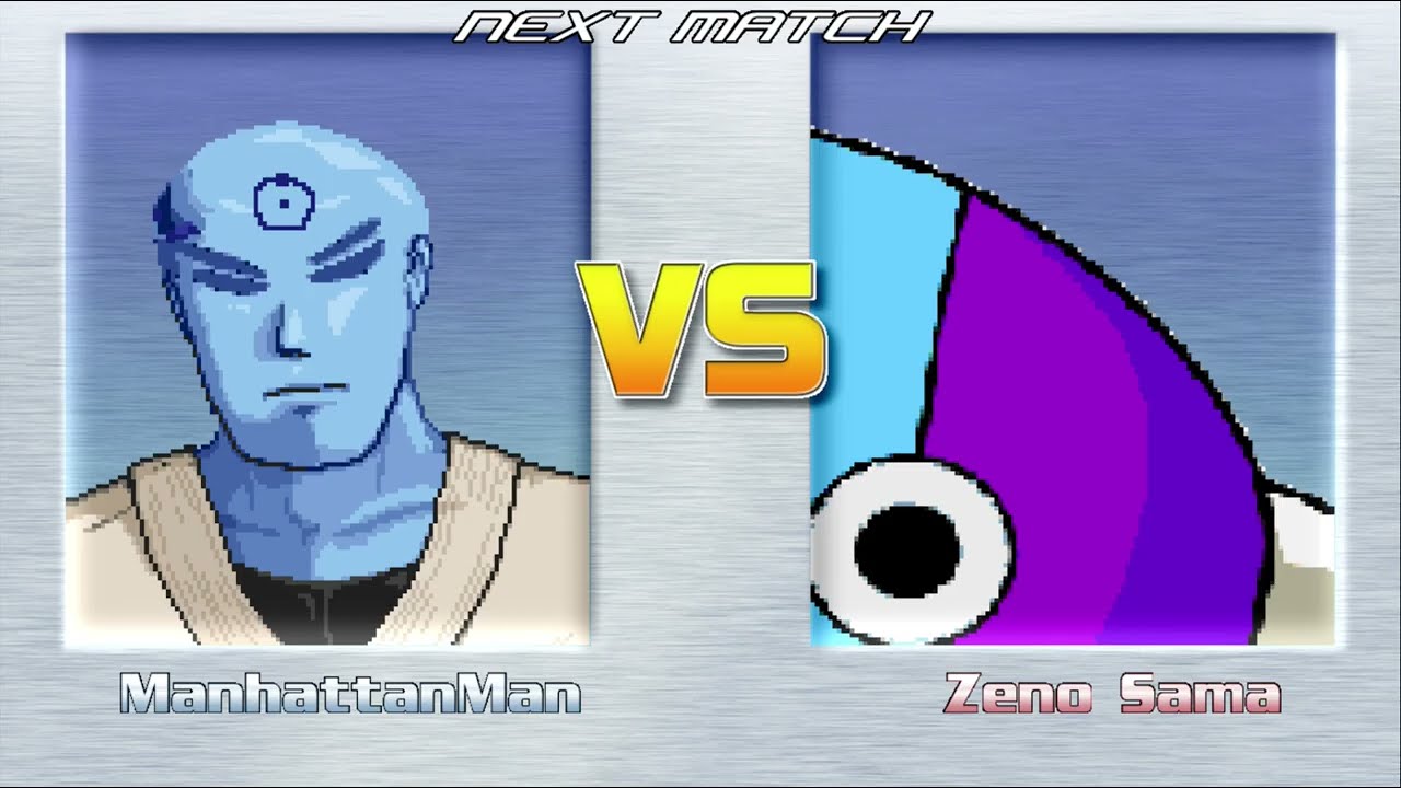 ManhattanMan vs Zeno Sama. MUGEN
