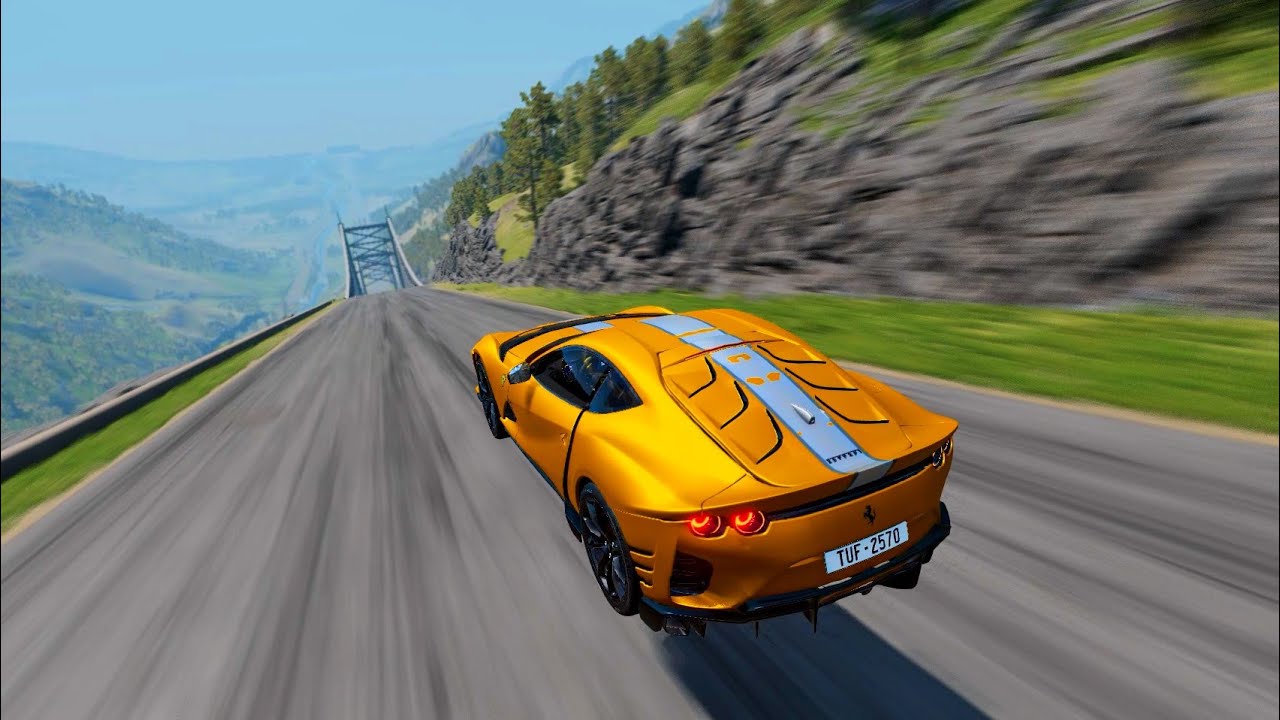 Instant 600 MPH Acceleration: Which BeamNG Car Survives! 🔥 - BeamNG Drive #7