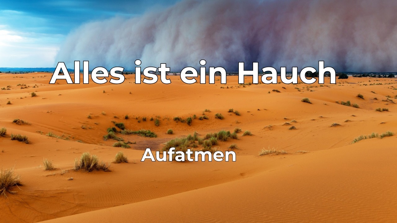 Alles ist ein Hauch (Alles ist eitel) | Prediger 1 | Lobpreis Deutsch | Aufatmen