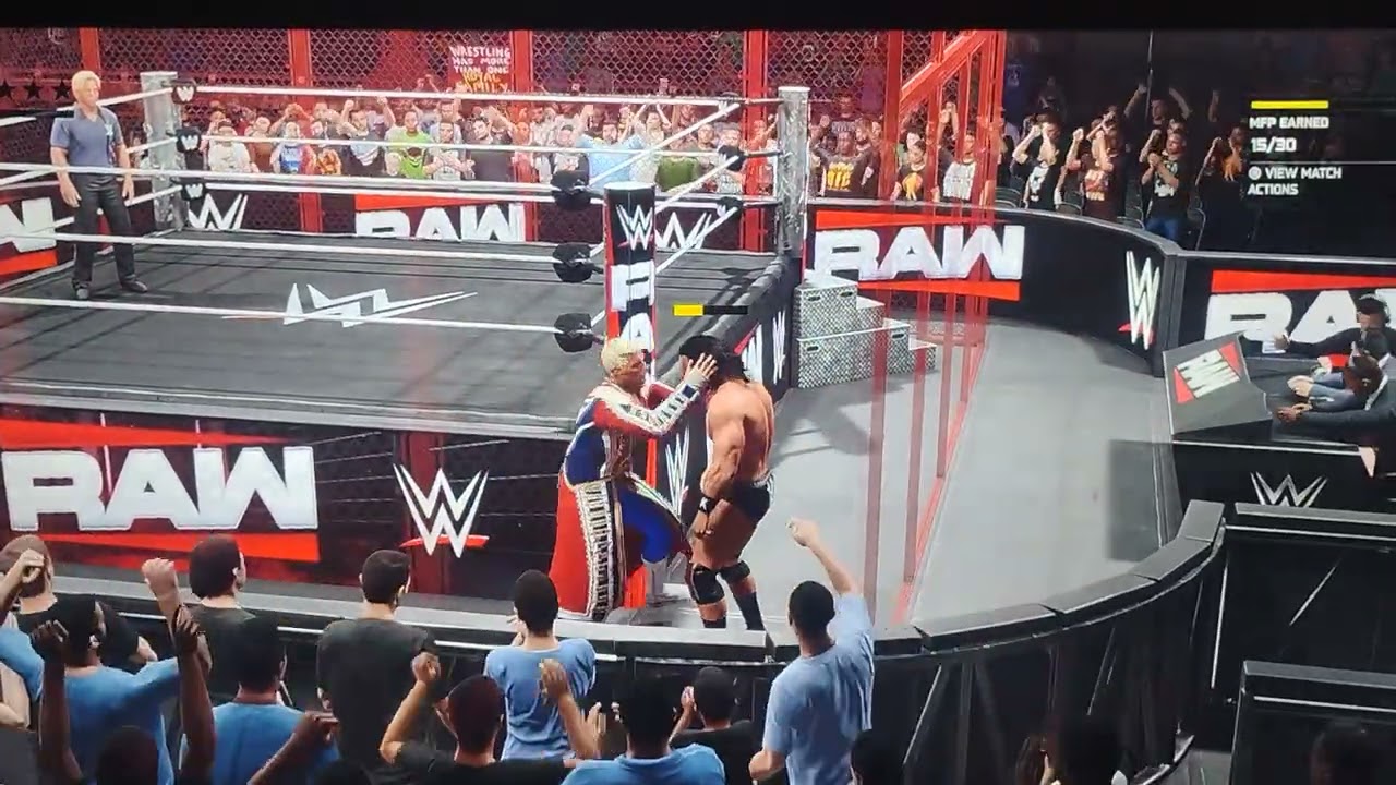 WWE 2k25 weekly towers week 49 match 2 Cody Rhodes vs Drew McIntyre hell in a cell  Tuesday 1/20/26