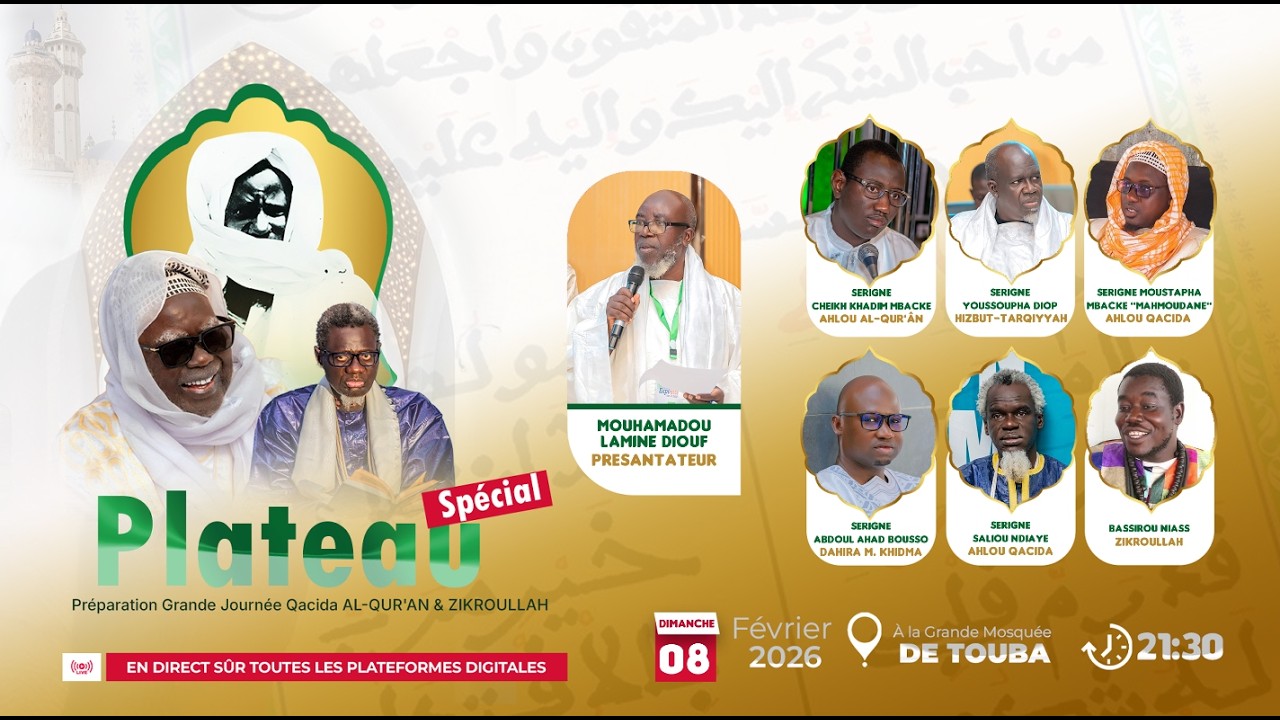 🔴 | Suivez | en Direct votre plateau spécial Journée Qacida - Al Quran - Zikroullah