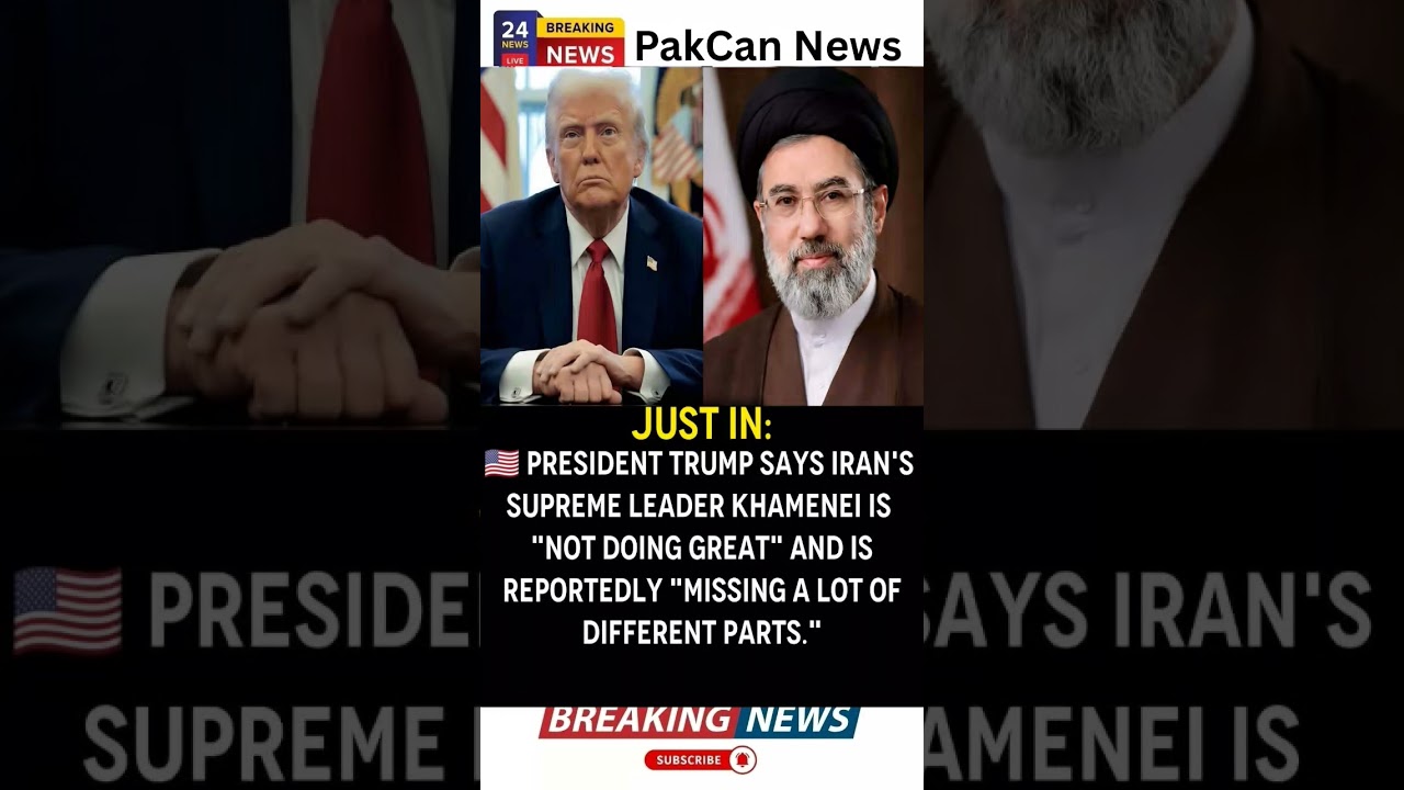Trump Remarks on Khamenei Spark New Wave of Reactions | PakCan News
