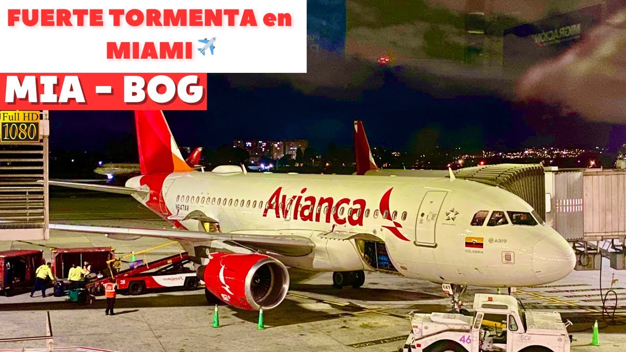 TRIPREPORT (#25)| Aeropuerto de Miami COLAPSADO por MAL TIEMPO | Miami - Bogotá | Airbus A320 | HD |