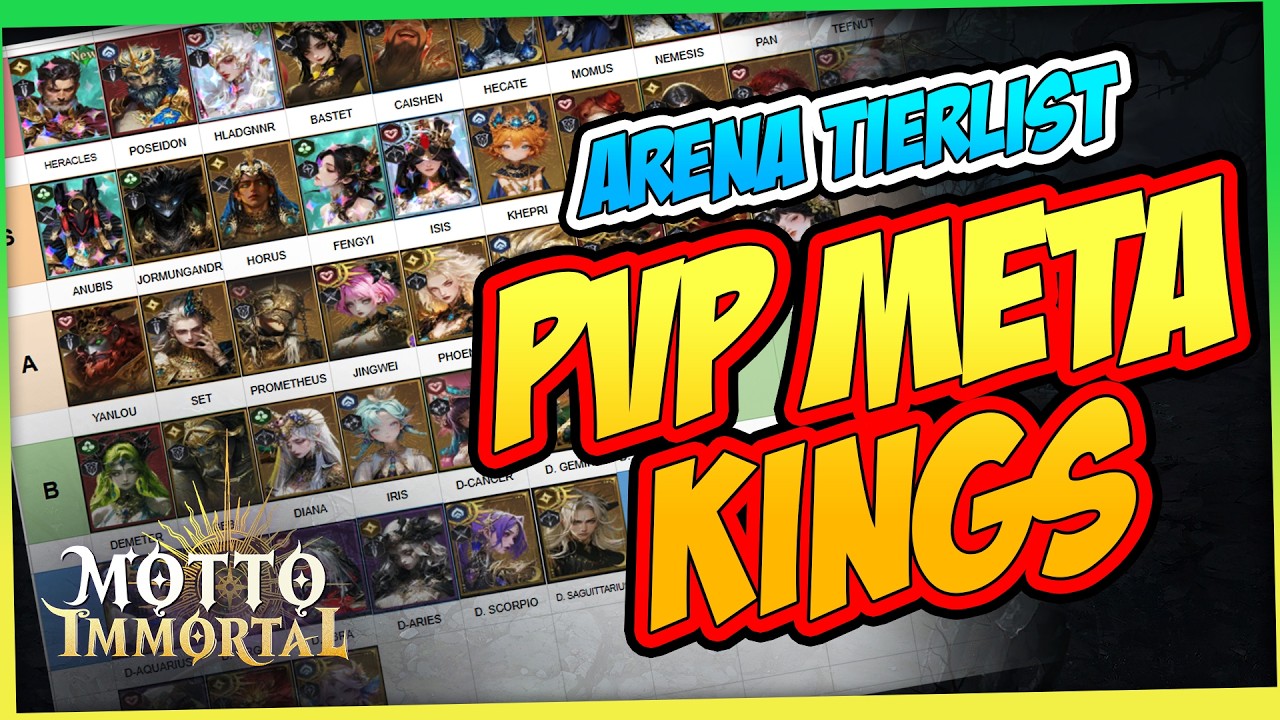 🔥Ultimate PvP Tier List &mdash; Who Rules Now? | Motto Immortal