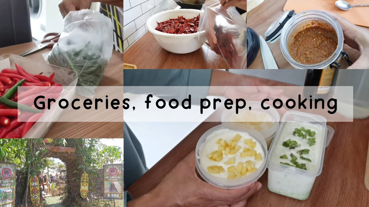 Vlog || restok belanja dapur | food prep | homemade ice cream | family outing