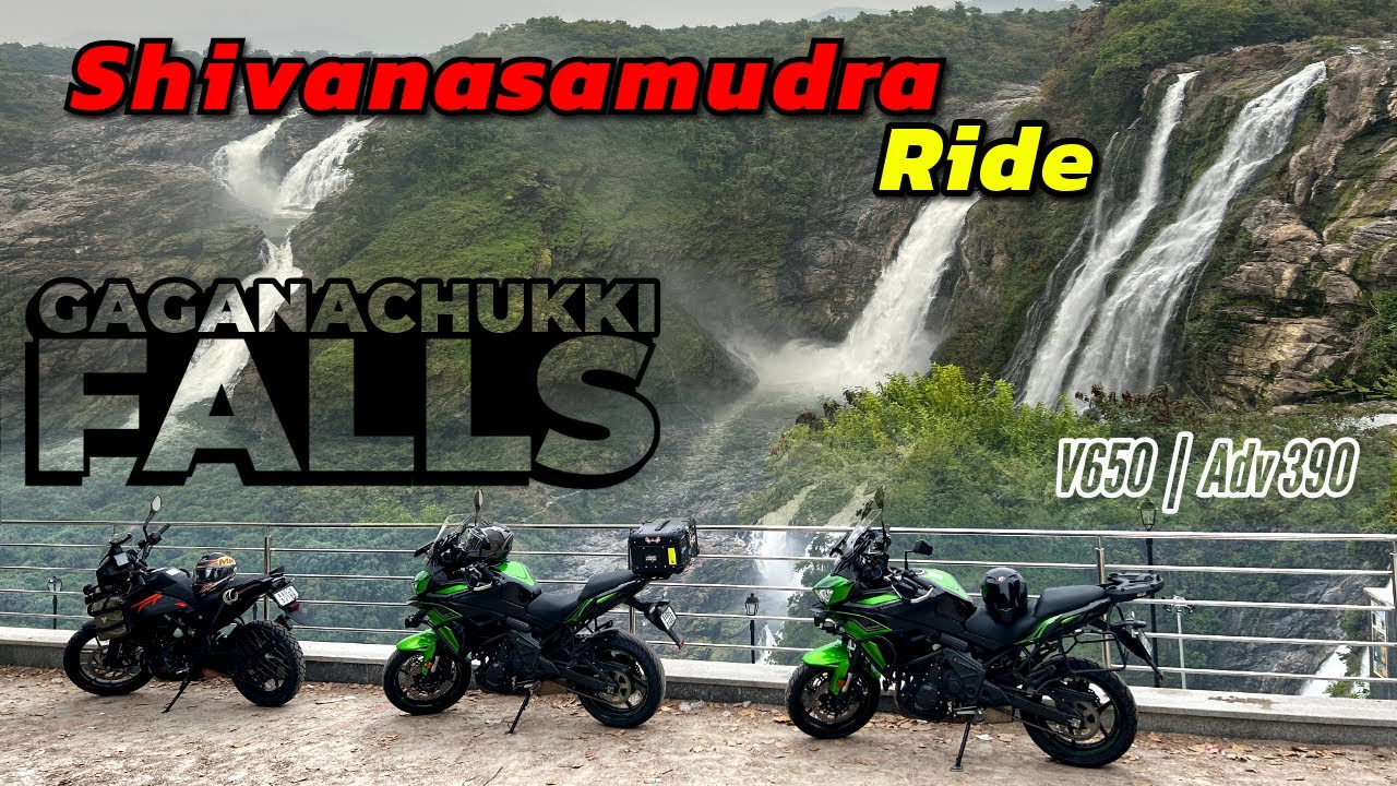 Versys 650 & ADV 390: The Ultimate Ride to Shivanasamudra | Gaganachukki Falls!