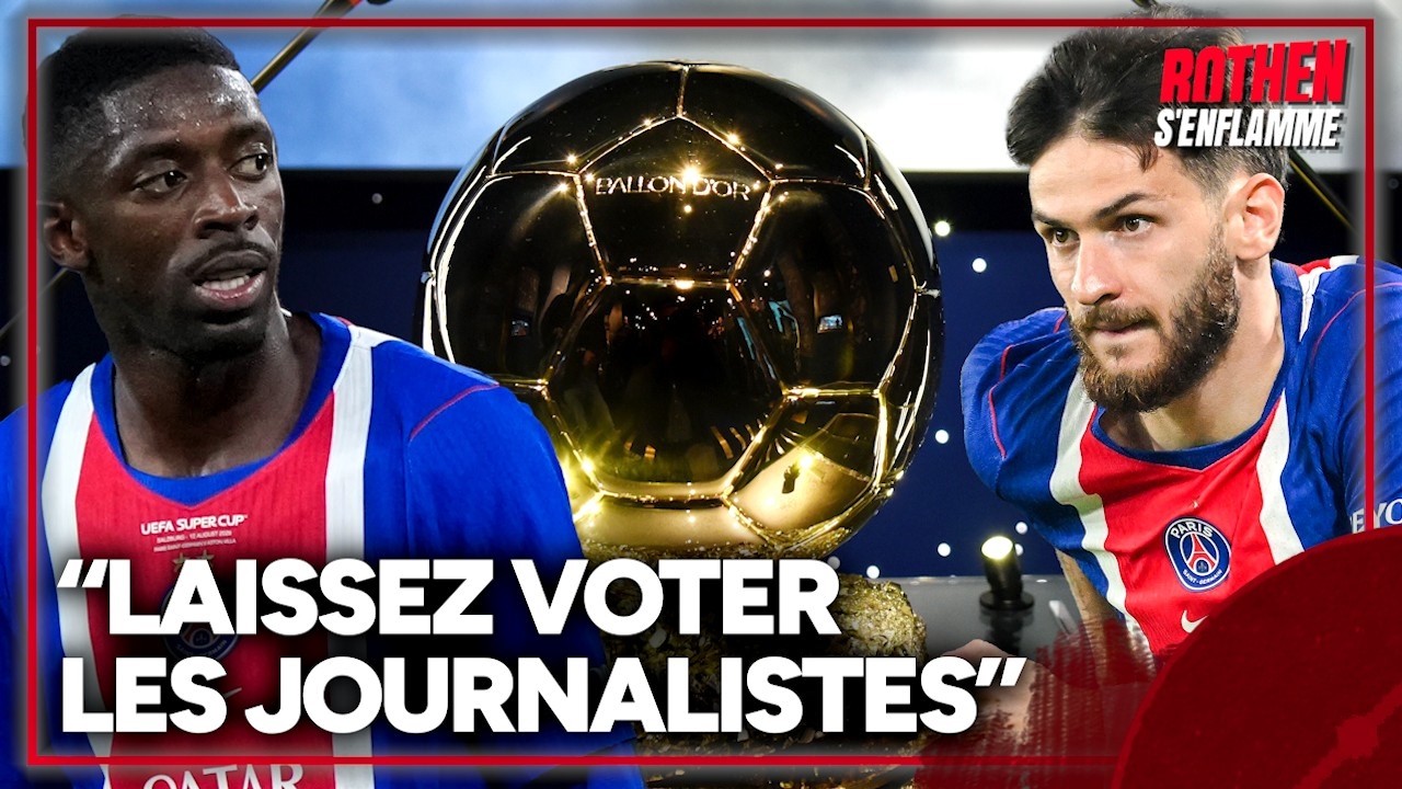 Paris pousse pour Demb&eacute;l&eacute; et Kvara au Ballon d'or, &ldquo;laissez voter les journalistes&rdquo;s'enflamme Rothen
