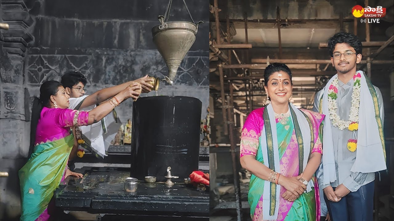 Minister Rk Roja Visits Thousand Pillar Temple |   Bhadrakali Temple | @SakshiTVLIVE