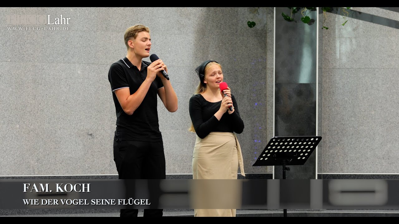 Wie der Vogel seine Flügel. Fam. Koch