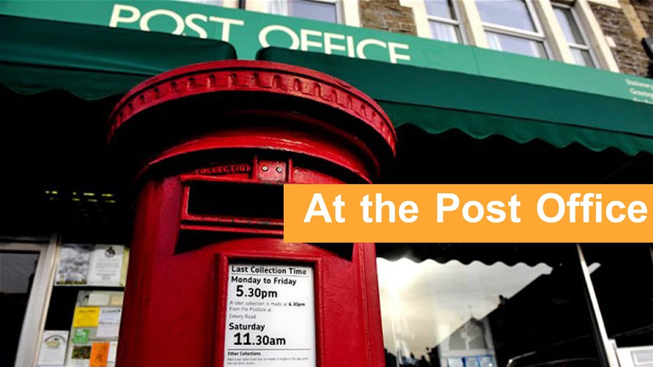English Conversation:  At the Post Office