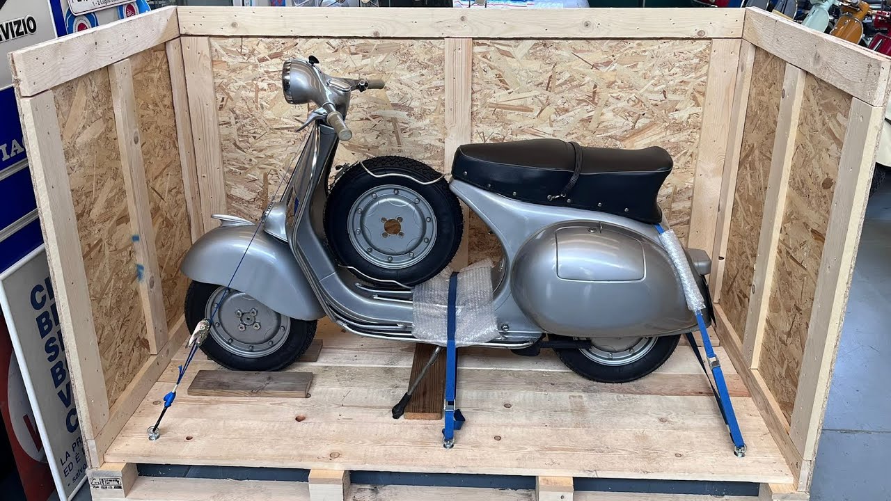 Vespa GS150 VS3 1957 Import from Italia to Japan 個人輸入してみたpart2