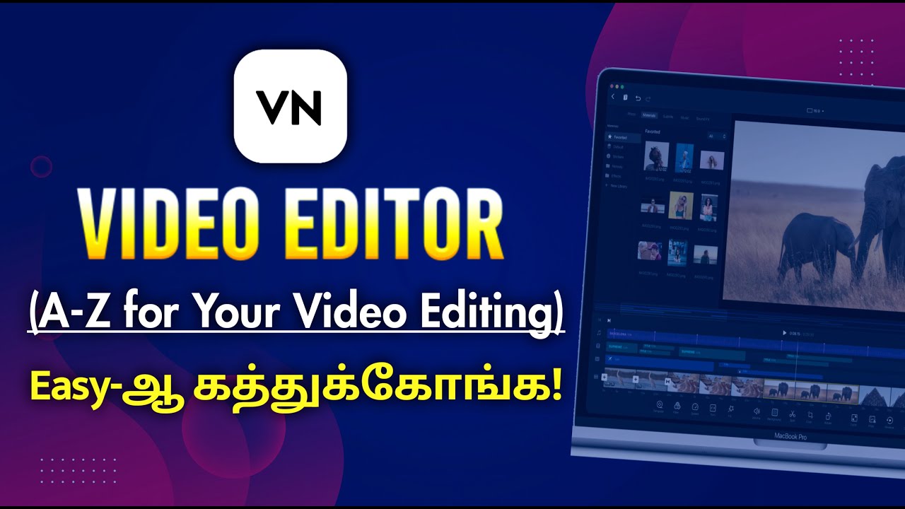 VN Video Editor COMPLETE Tutorial for Beginners in Tamil
