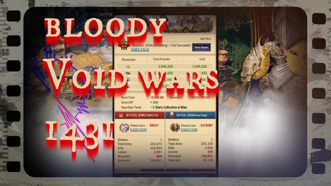 war and order : Void vs 1431 blood path !