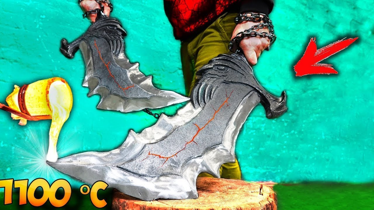 HICE las CUCHILLAS del CAOS de GOD OF WAR.. LA ESPADA DE KRATOS