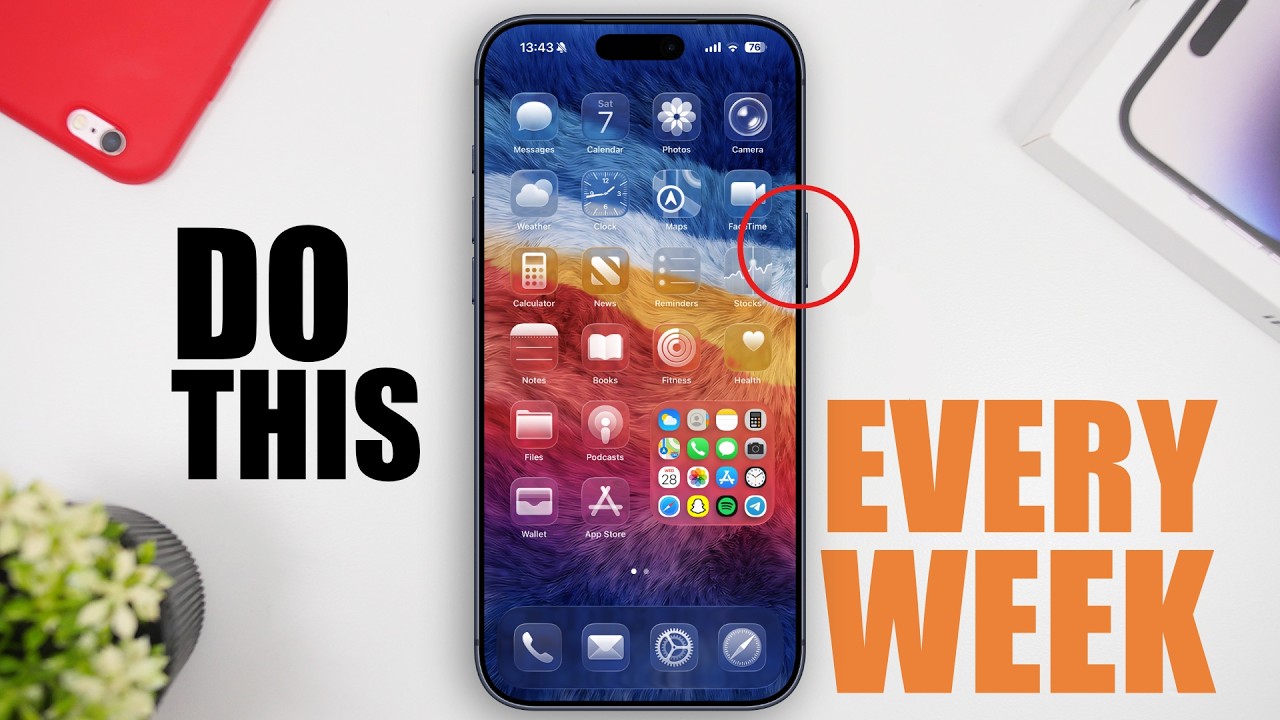 DO THIS Once a Week on iPhone - This is Why !