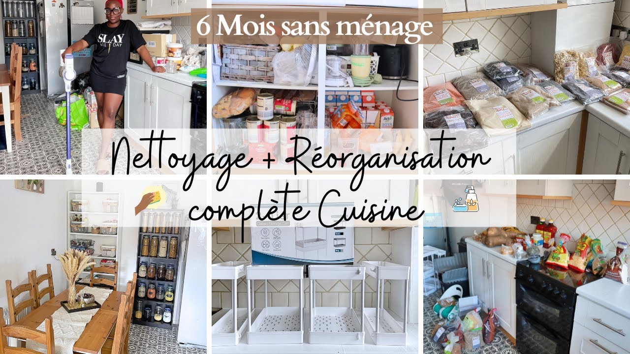 Je REFAIS LE RANGEMENT dans ma CUISINE après 5 mois de dépression/UN MÉNAGE EN PROFONDEUR s'impose