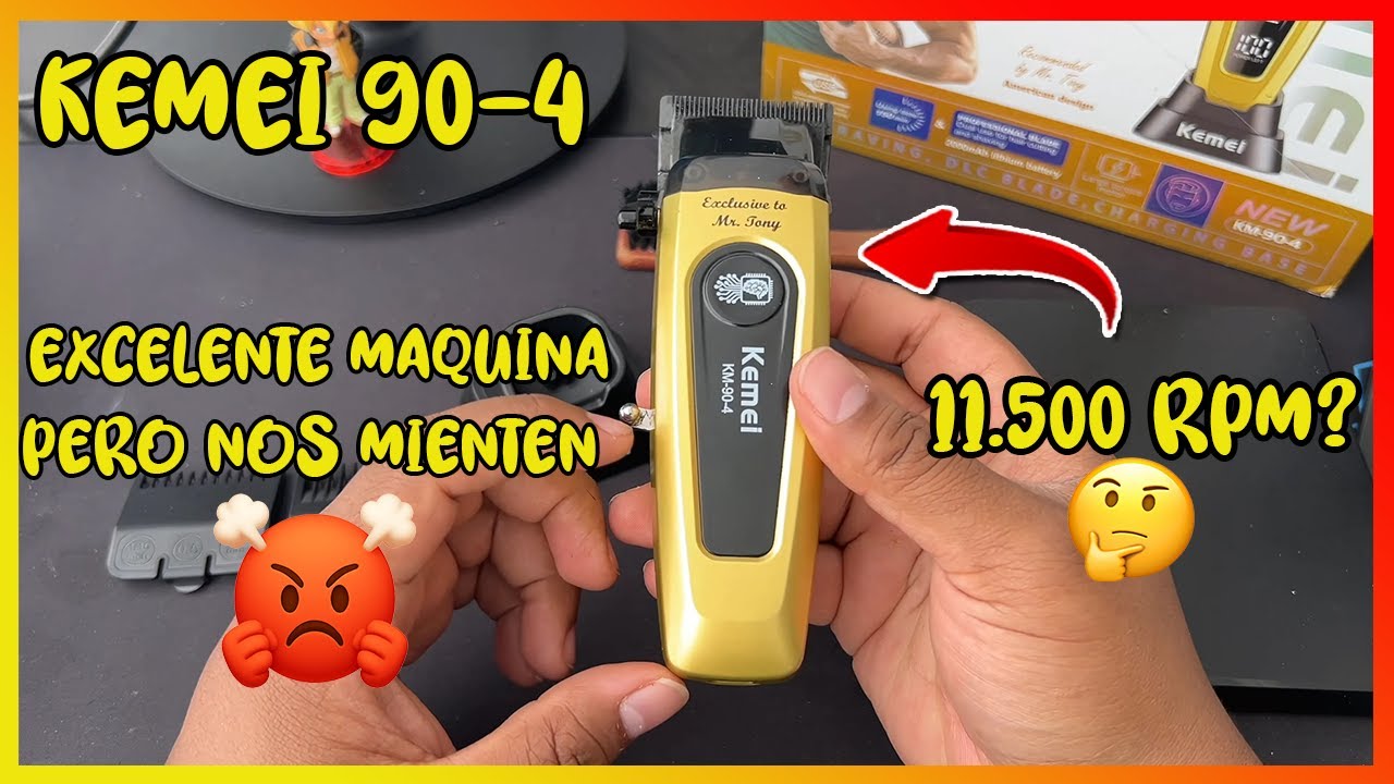 ¿LA MEJOR MAQUINA ECONOMICA DEL 2025 O UNA FARSA TOTAL? KEMEI 90-4 REVIEW 100% HONESTO