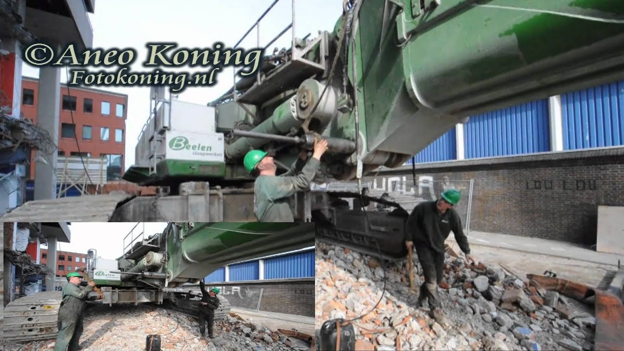 Utrecht: Enorme sloopkraan in stelling gebracht op Oudenoord