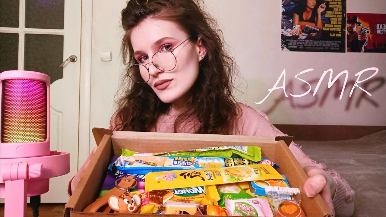 АСМР итинг азиатские сладости 🍭🍬🍡 ASMR Eating