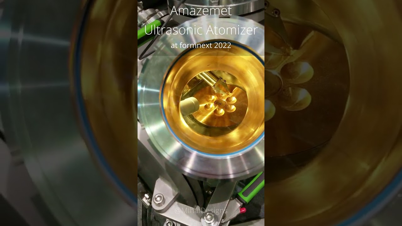 Metal powder atomization machine by Amazemet