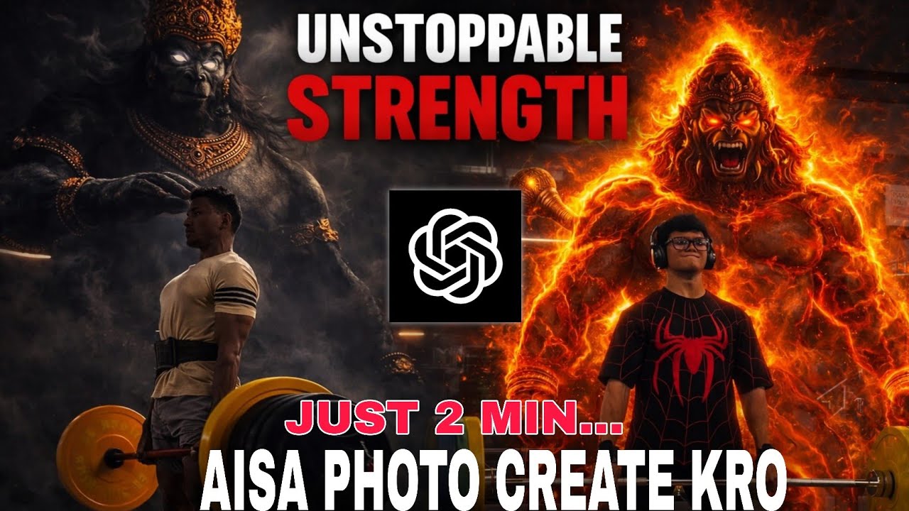 Instagram Trending Ai Photo Editing Prompt | AI Se Hanuman Ji Ka Photo Kaise Lagaye Viral Editing 