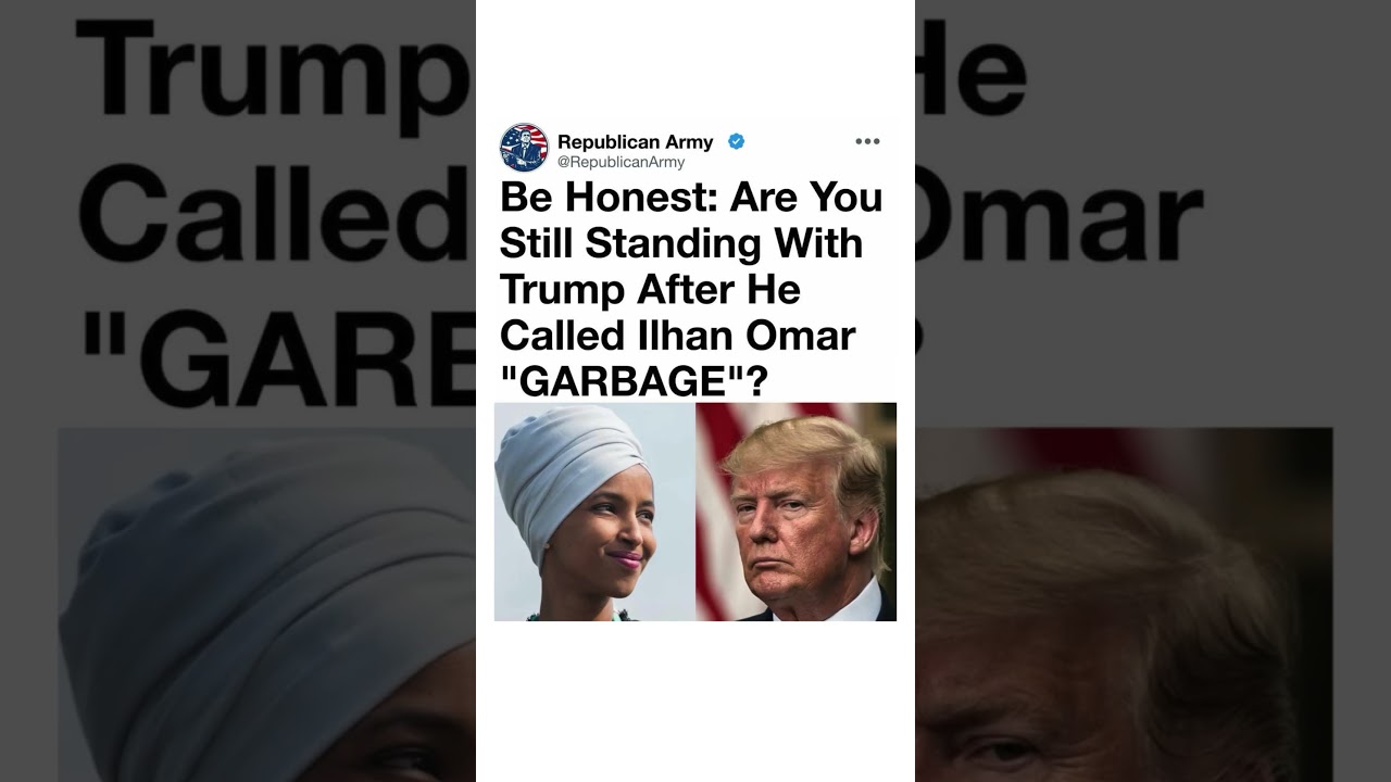 Trump vs Ilhan Omar Debate Goes Viral 🇺🇸