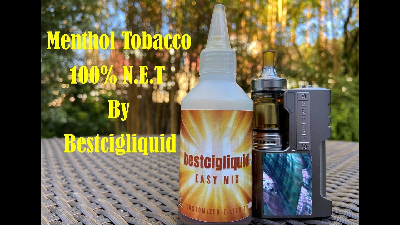 Menthol Tobacco N.E.T e-liquid | By bestcigliquid | Most enjoyable vape | Kudos to BCL!!
